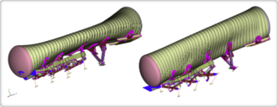 Analyse modale Capture d'écran d'une simulation d'analyse modale